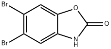 2(3H)-Benzoxazolone, 5,6-dibromo- Structure