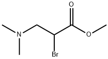 Propanoic acid, 2-bromo-3-(dimethylamino)-, methyl ester Structure