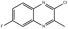 2-Chloro-6-fluoro-3-methylquinoxaline 结构式