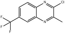 2-Chloro-6-(trifluoromethyl)-3-methylquinoxaline Structure