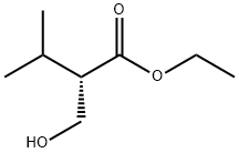 (S)-2-(羟甲基)-3-甲基丁酸乙酯 结构式