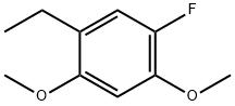 Benzene, 1-ethyl-5-fluoro-2,4-dimethoxy- Structure