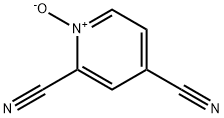 2,4-Pyridinedicarbonitrile,1-oxide(6CI) Structure