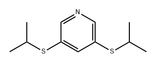 Pyridine, 3,5-bis[(1-methylethyl)thio]-