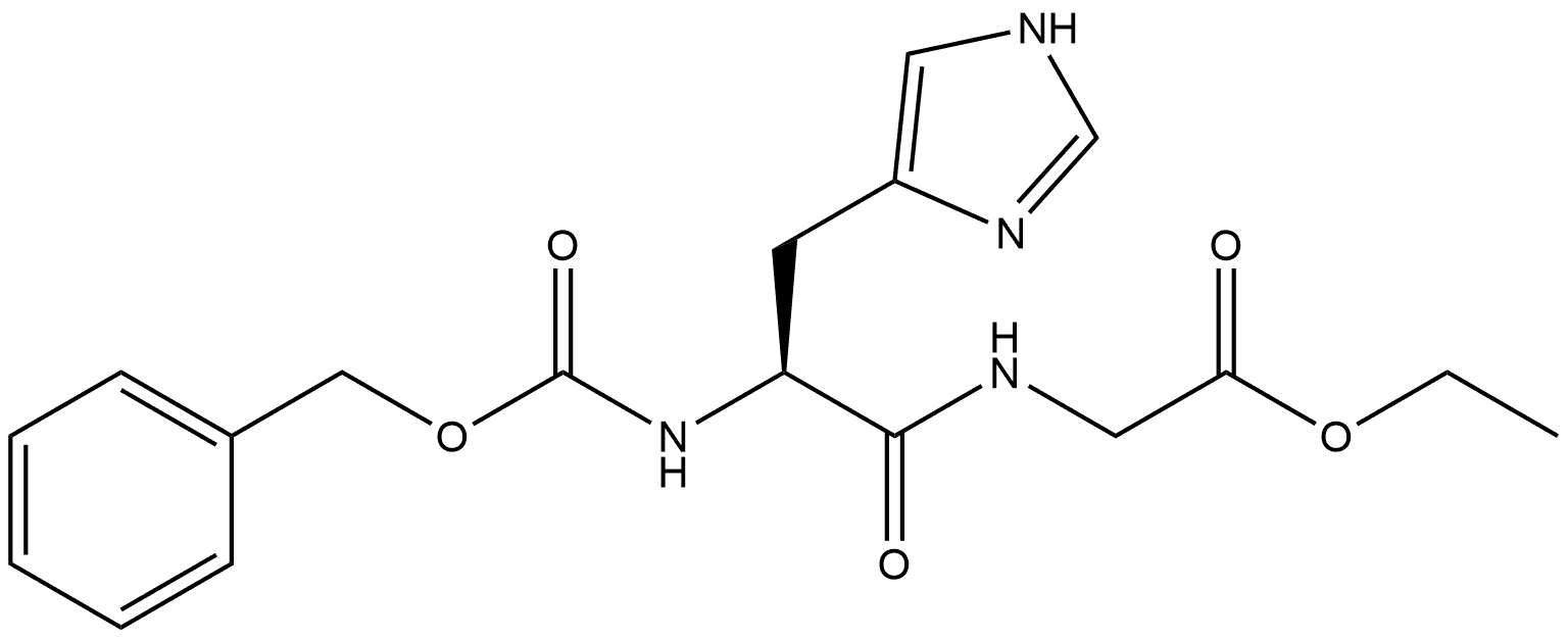 Glycine, N-(N-carboxy-L-histidyl)-, N-benzyl ethyl ester (6CI,7CI)