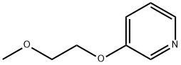 Pyridine, 3-(2-methoxyethoxy)- Structure