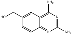 6-Quinazolinemethanol, 2,4-diamino- Struktur