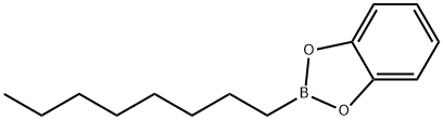 1,3,2-Benzodioxaborole, 2-octyl- 化学構造式