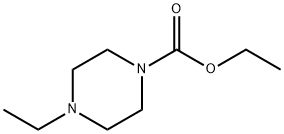 1-Piperazinecarboxylic acid, 4-ethyl-, ethyl ester Structure