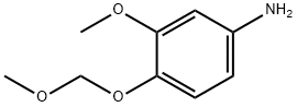 Benzenamine, 3-methoxy-4-(methoxymethoxy)- Struktur