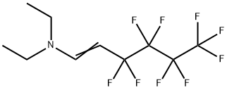 1-Hexen-1-amine, N,N-diethyl-3,3,4,4,5,5,6,6,6-nonafluoro- Structure