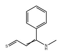 2-Propenethial, 3-(methylamino)-3-phenyl- Structure