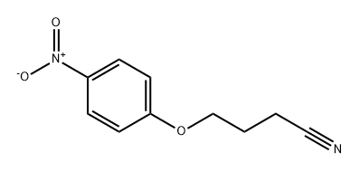 Butanenitrile, 4-(4-nitrophenoxy)- Structure
