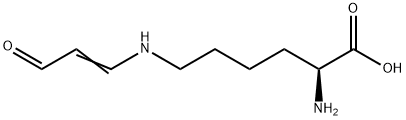 N-epsilon-(2-propenal)lysine Structure