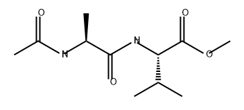 L-Valine, N-acetyl-L-alanyl-, methyl ester (9CI) Structure