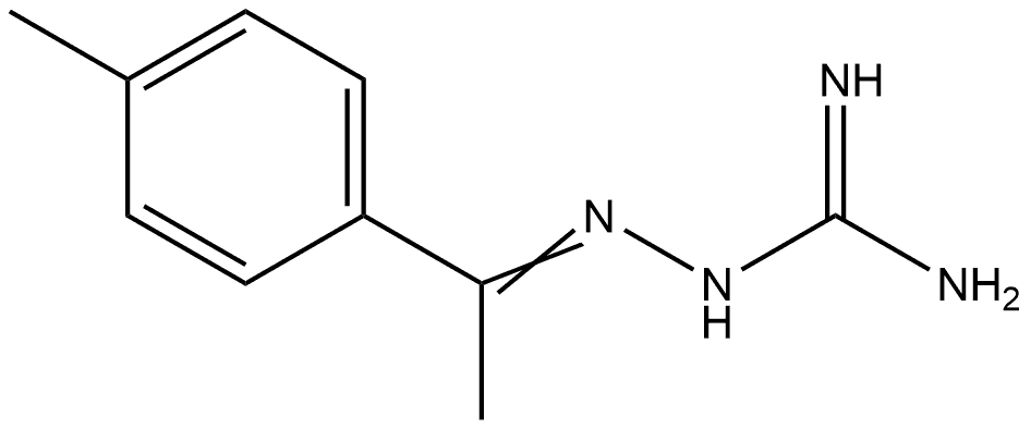 2-(1-(p-Tolyl)ethylidene)hydrazine-1-carboximidamide Structure