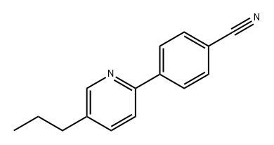 Benzonitrile, 4-(5-propyl-2-pyridinyl)- 结构式