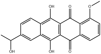 bisanhydro-13-dihydrodaunomycinone Struktur