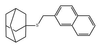 Tricyclo[3.3.1.13,7]decane, 1-[(2-naphthalenylmethyl)thio]-