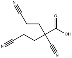 Butanoic acid, 2,4-dicyano-2-(2-cyanoethyl)-