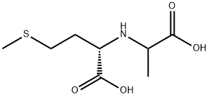 N(2)-(1-carboxyethyl)methionine Structure