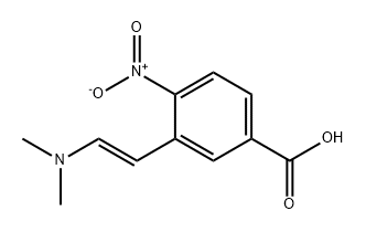 Benzoic acid, 3-[2-(dimethylamino)ethenyl]-4-nitro-, (E)- (9CI) Structure