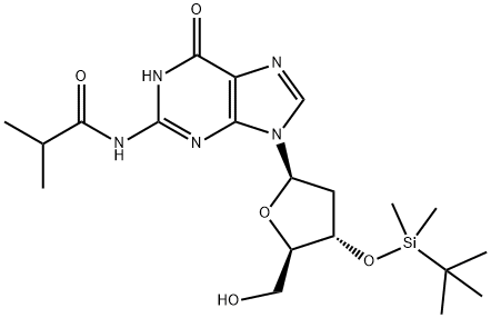 Guanosine, 2'-deoxy-3'-O-[(1,1-dimethylethyl)dimethylsilyl]-N-(2-methyl-1-oxopropyl)-|