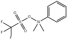 二甲基苯基硅烷基 三氟甲磺酸盐, 99542-59-3, 结构式