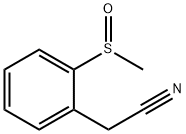 Benzeneacetonitrile, 2-(methylsulfinyl)-