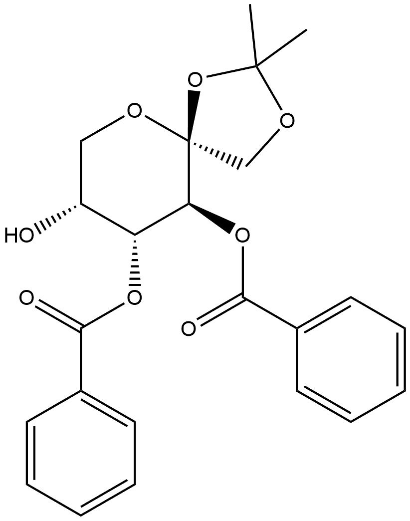 β-D-Fructopyranose, 1,2-O-(1-methylethylidene)-, 3,4-dibenzoate