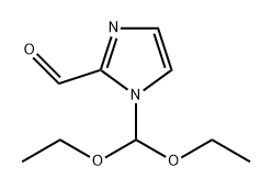 1H-Imidazole-2-carboxaldehyde, 1-(diethoxymethyl)- 化学構造式