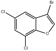 Benzofuran, 3-bromo-5,7-dichloro- Structure
