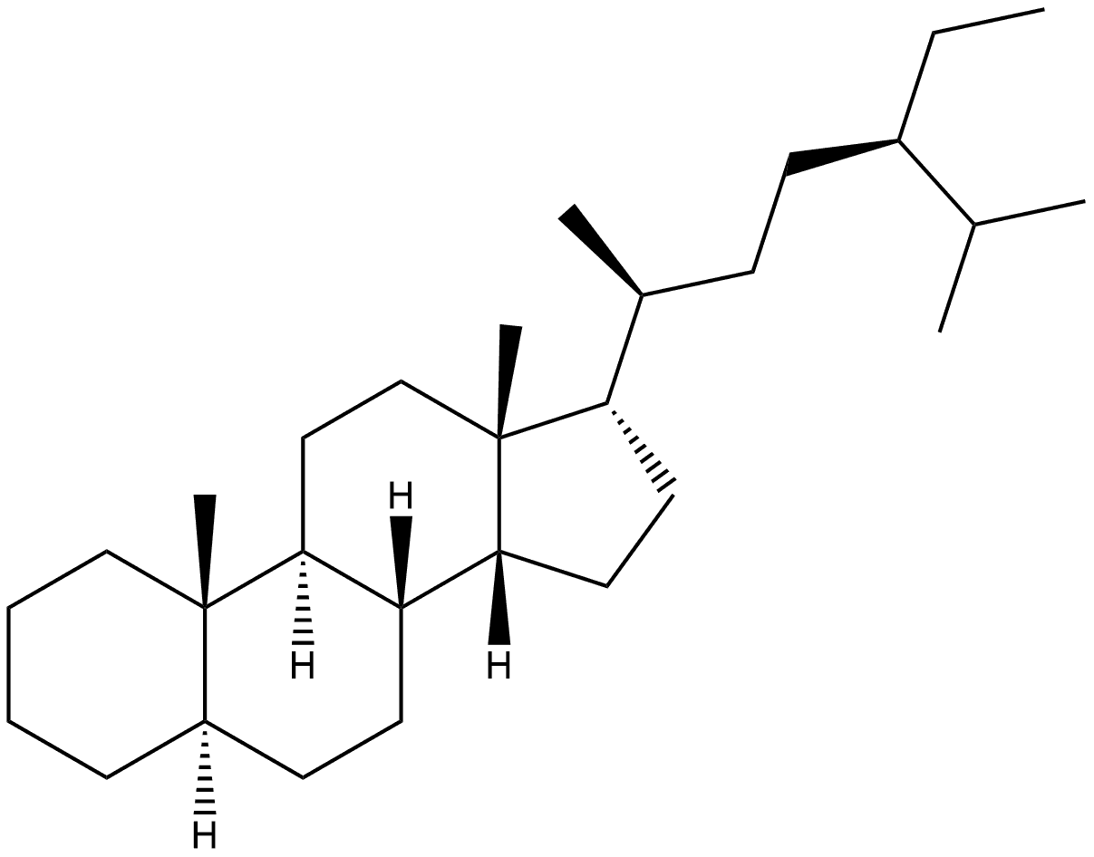 α (20R,24R)-24-Ethylcholestane 结构式