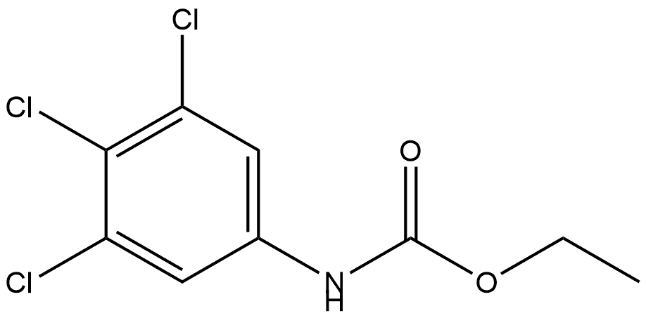 Carbanilic acid, 3,4,5-trichloro-, ethyl ester Structure