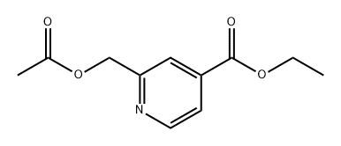 4-Pyridinecarboxylic acid, 2-[(acetyloxy)methyl]-, ethyl ester