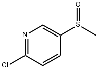 Pyridine, 2-chloro-5-(methylsulfinyl)- 化学構造式