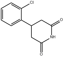 2,6-Piperidinedione, 4-(2-chlorophenyl)- Structure