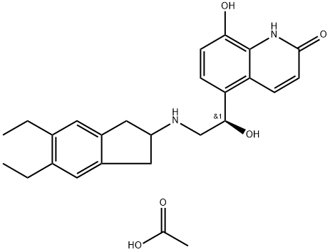 Indacaterol acetate Structure