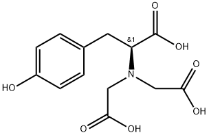 N,N-双(羧甲基)-L-酪氨酸 结构式