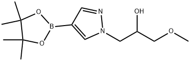 1H-Pyrazole-1-ethanol, α-(methoxymethyl)-4-(4,4,5,5-tetramethyl-1,3,2-dioxaborolan-2-yl)-|