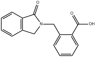 2-((1-氧代异吲哚啉-2-基)甲基)苯甲酸, 1000886-24-7, 结构式