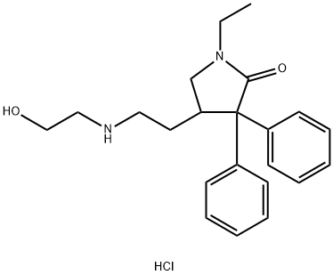 100106-91-0 1-乙基-4-(2-((2-羟乙基)氨基)乙基)-3,3-二苯基吡咯烷-2-酮盐酸盐