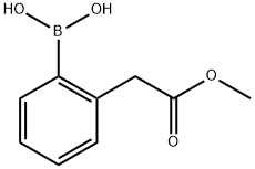 Benzeneacetic acid, 2-borono-, 1-methyl ester Structure