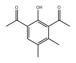 3,4-Xylenol, 2,6-diacetyl- (6CI) Struktur