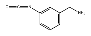 (3-isocyanatophenyl)methanamine Struktur