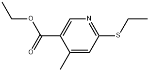 Ethyl 6-(ethylthio)-4-methyl-3-pyridinecarboxylate|