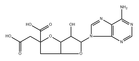 灰藤黄酸 C 结构式