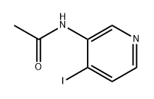 N-(4-Iodo-3-pyridinyl)acetamide 结构式