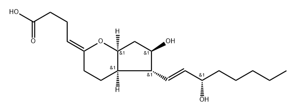 7a-homo-2-norprostacyclin 化学構造式