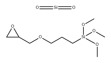 Silane, trimethoxy[3-(oxiranylmethoxy)propyl]-, reaction products with quartz,100402-89-9,结构式